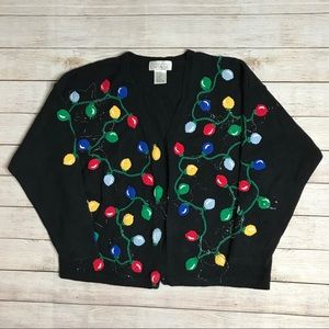 Vintage Ugly Christmas Sweater Large